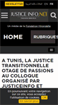 Mobile Screenshot of justiceinfo.net